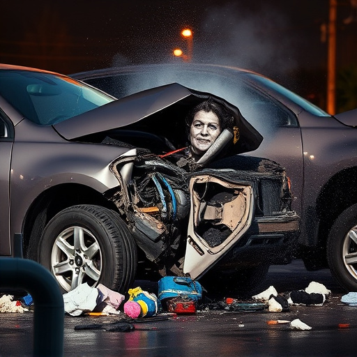 car crash damage