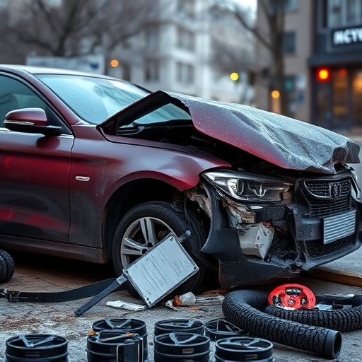 car crash damage