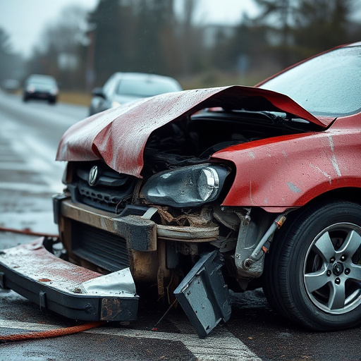 car crash damage