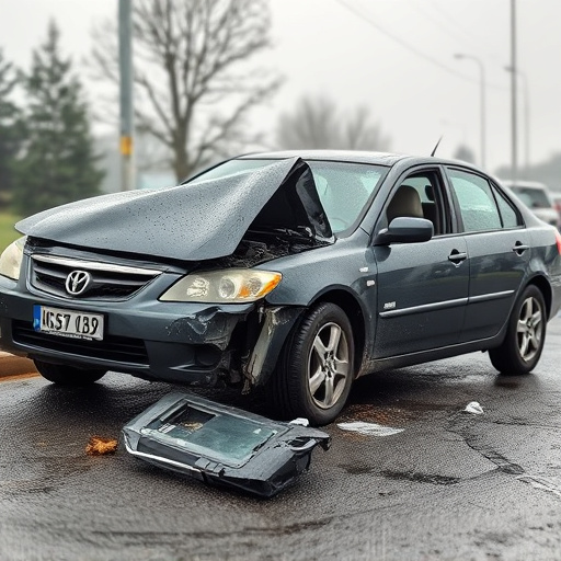car crash damage