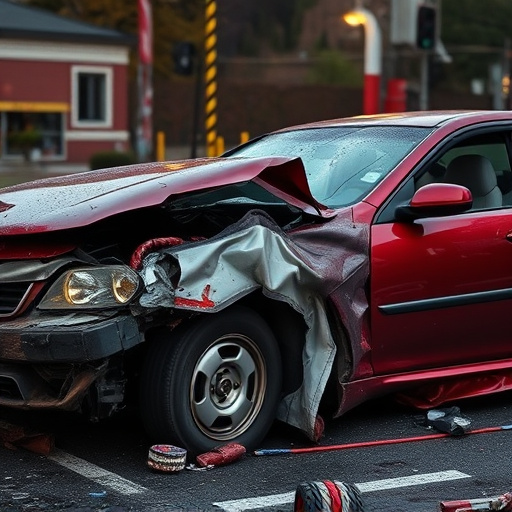 car crash damage