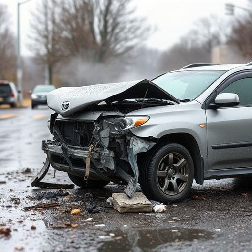 car crash damage