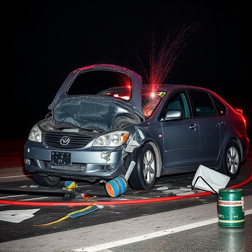 car crash damage