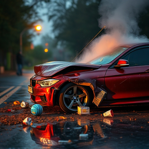 car crash damage