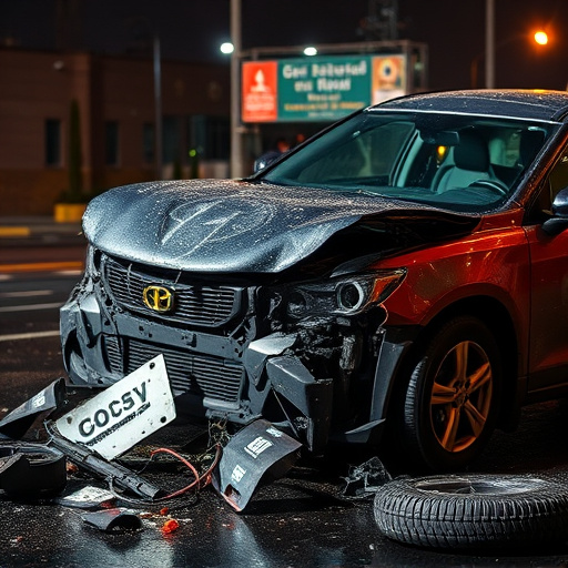 car crash damage