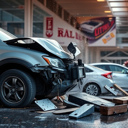 car crash damage