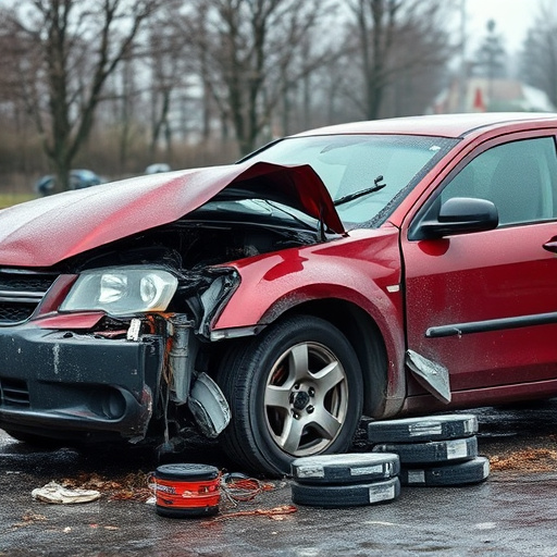 car crash damage