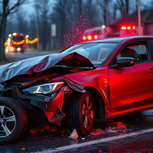 car crash damage