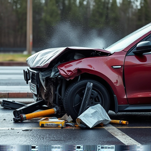 car crash damage