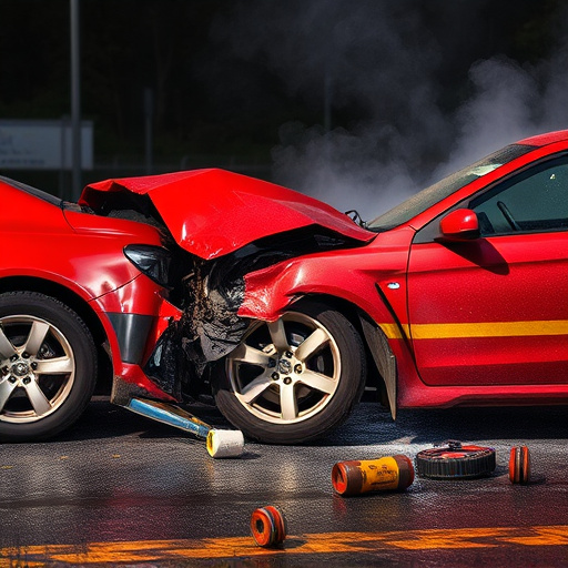 car crash damage