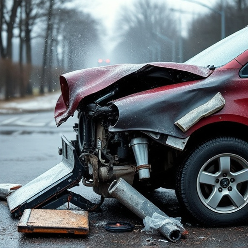car crash damage