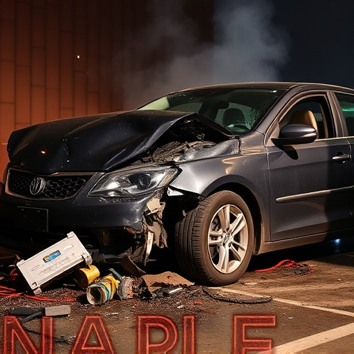 car crash damage