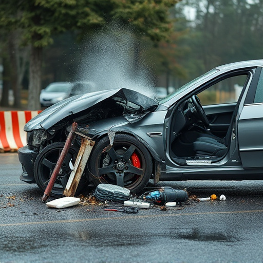 car crash damage