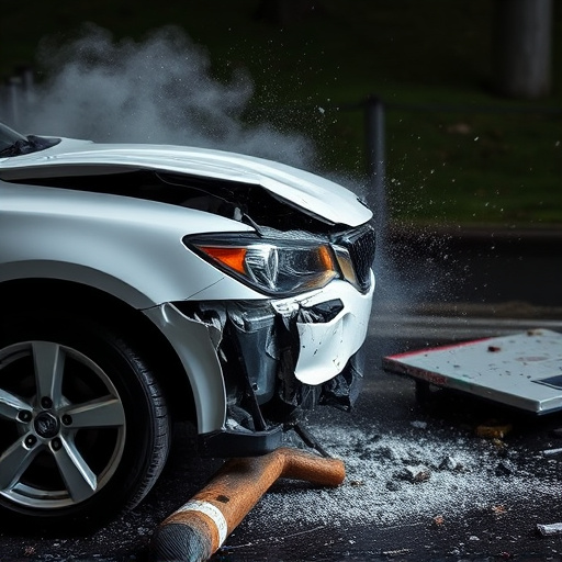 car crash damage