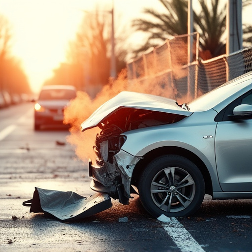 car crash damage