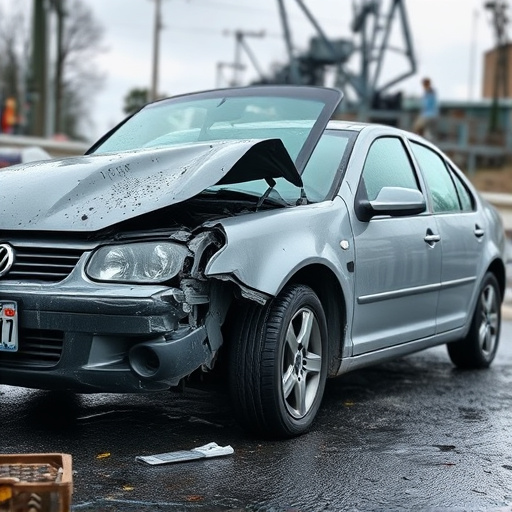 car crash damage