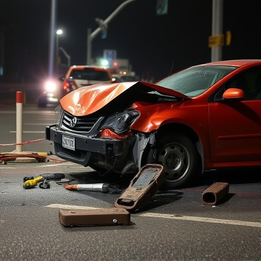 car crash damage