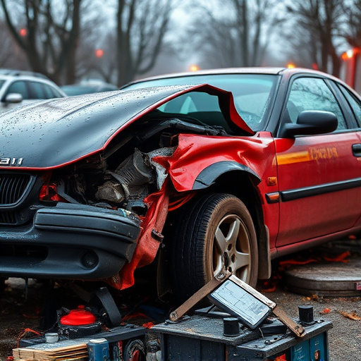 car crash damage