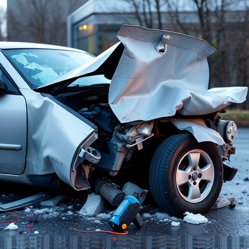 car crash damage