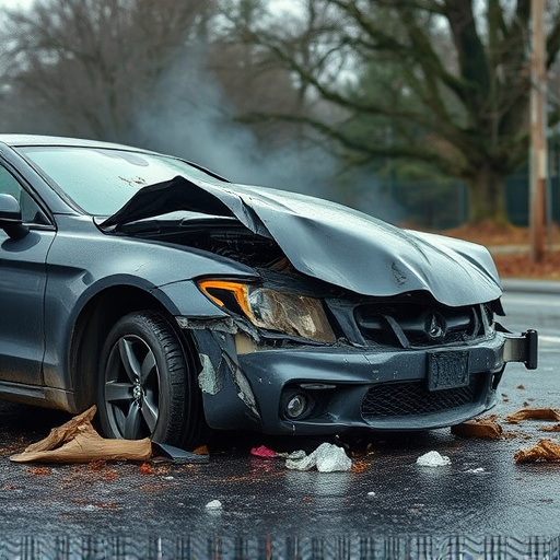 car crash damage