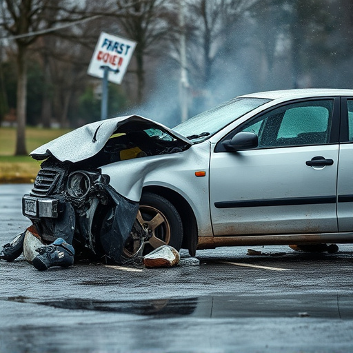 car crash damage
