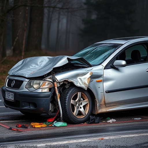 car crash damage
