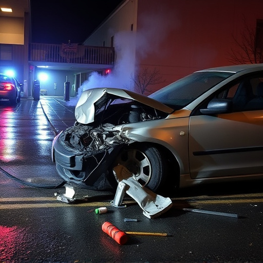 car crash damage