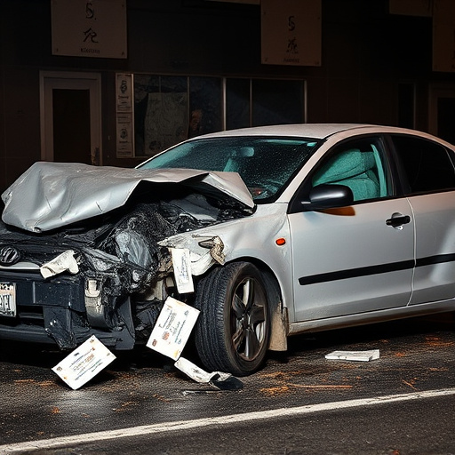 car crash damage