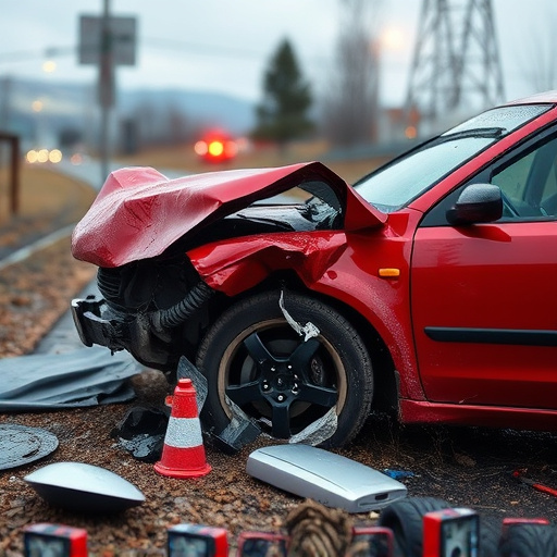 car crash damage