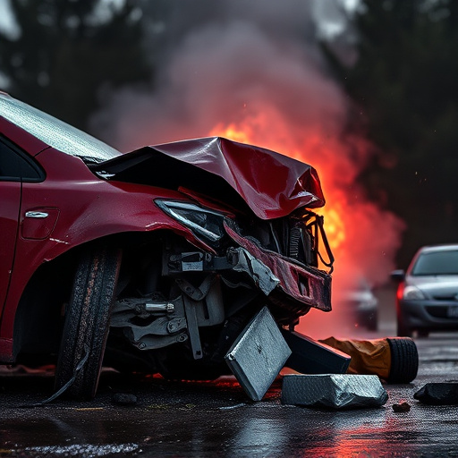 car crash damage