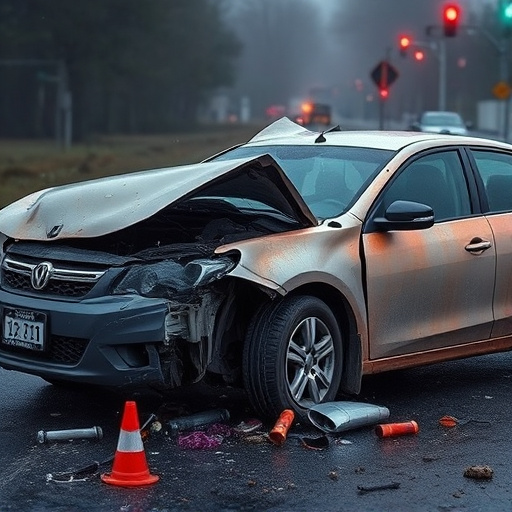 car crash damage