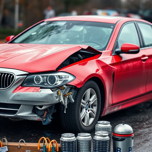 car crash damage