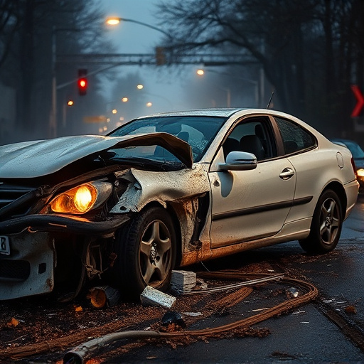 car crash damage