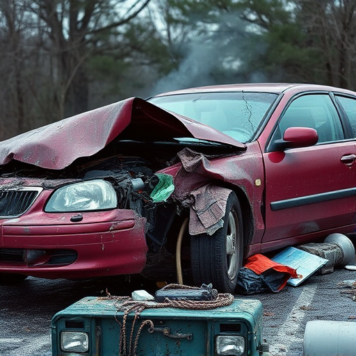 car crash damage