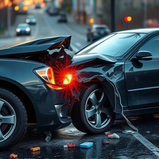 car crash damage