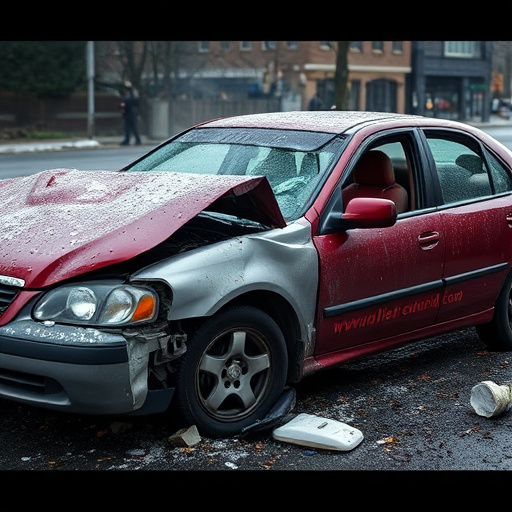 car crash damage