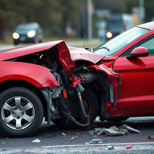 car crash damage