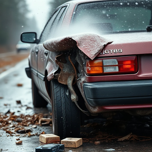 car crash damage