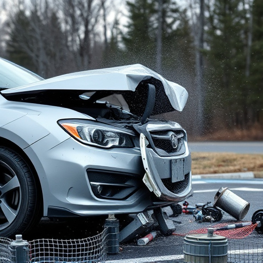 car crash damage