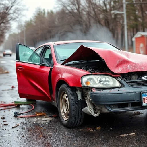 car crash damage