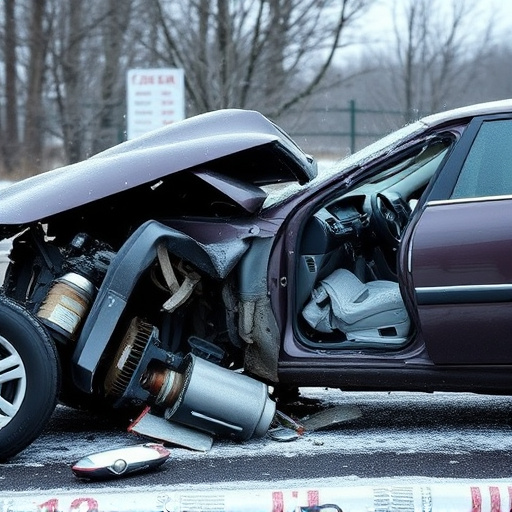 car crash damage