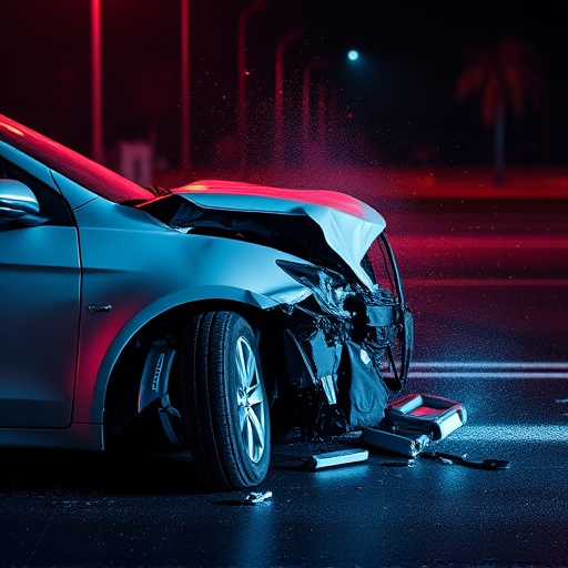 car crash damage