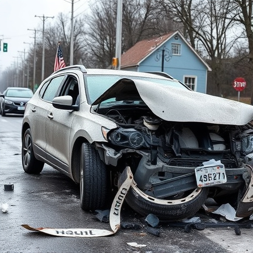 car crash damage
