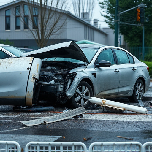 car crash damage