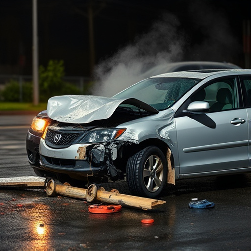 car crash damage