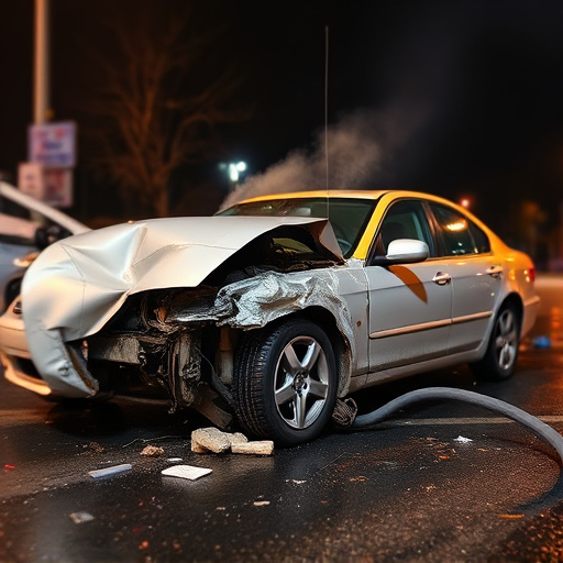 car crash damage