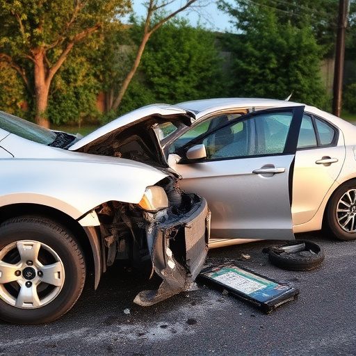 car crash damage