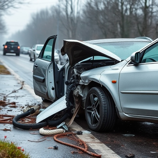 car crash damage
