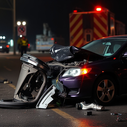 car crash damage