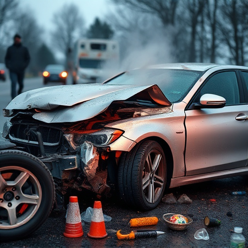 car crash damage